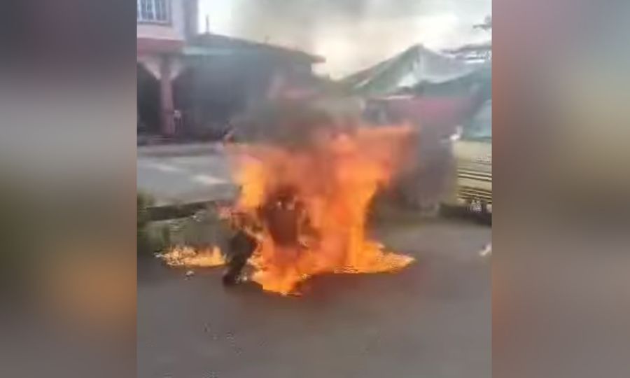Gara-gara tak puas hati motosikal kena tarik, wanita bakarnya