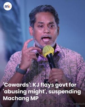 'Cowards': KJ flays govt for 'abusing might', suspending Machang MP