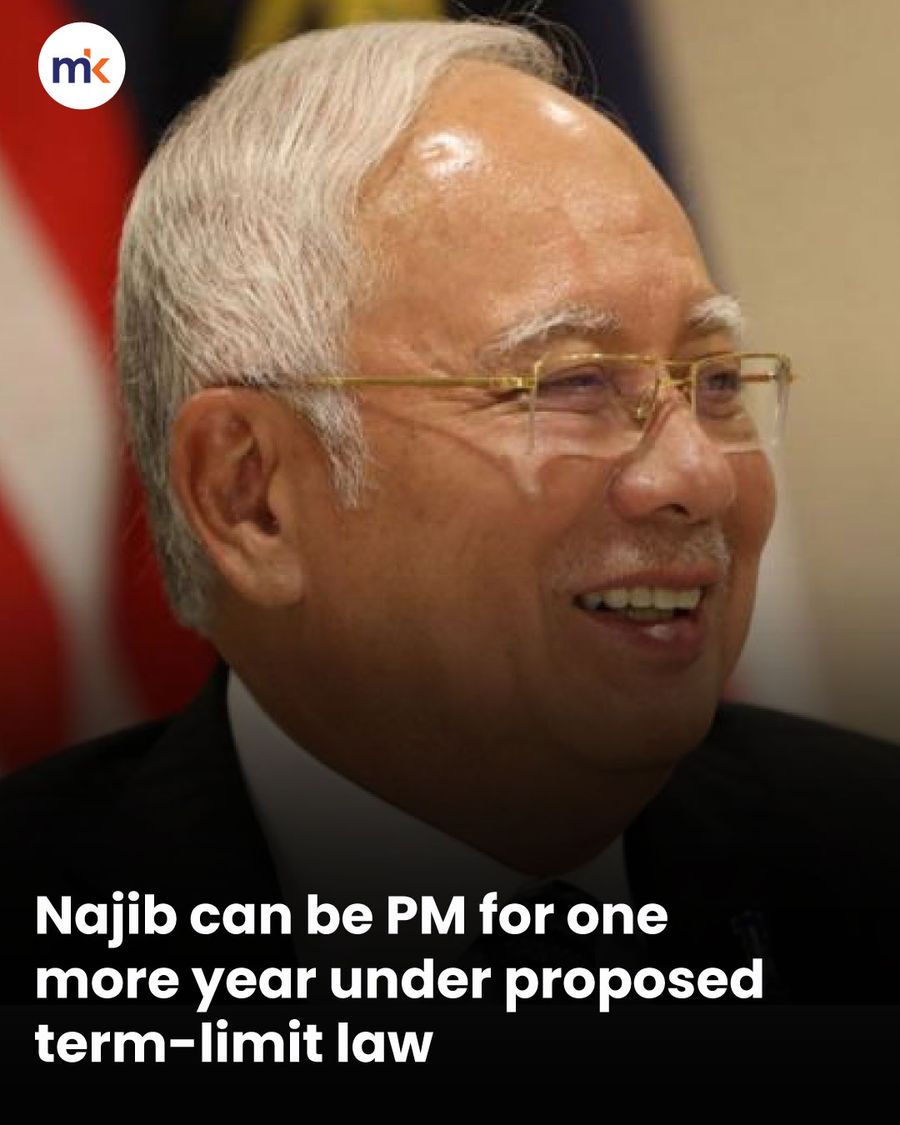 Najib can be PM for one more year under proposed term-limit law