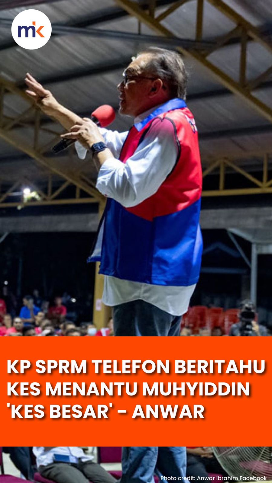 KP SPRM telefon beritahu kes menantu Muhyiddin 'kes besar' - Anwar