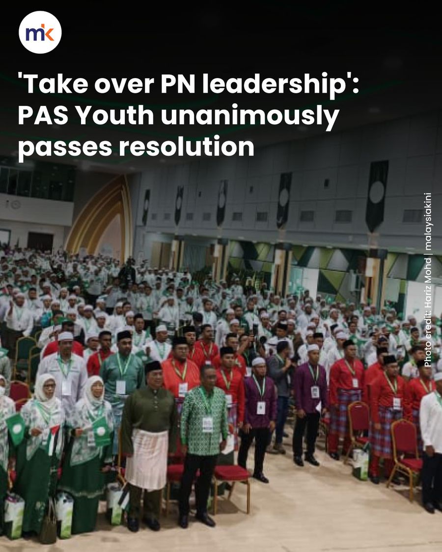 'Take over PN leadership': PAS Youth unanimously passes resolution