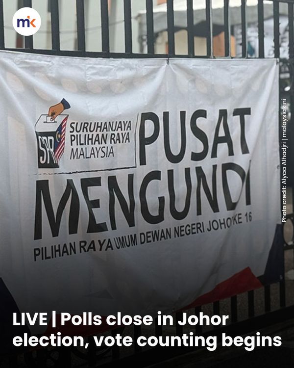 LIVE | Polls close in Johor election, vote counting begins