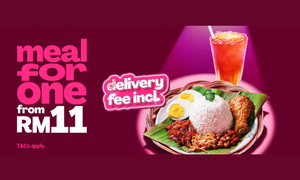 foodpanda Malaysia menawarkan kemudahan lebih berpatutan dengan set menu pilihan ‘Meal For One’ daripada RM 11