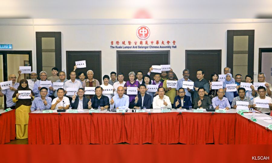 “放弃无法改变现状”，134华团吁柔森选民返乡投票