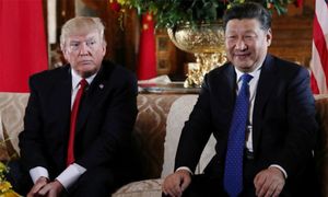 Trump tiba di Beijing sempena lawatan ke China