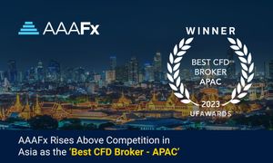 AAAFx Rises Above Competition in Asia as the ‘Best CFD Broker - APAC’
