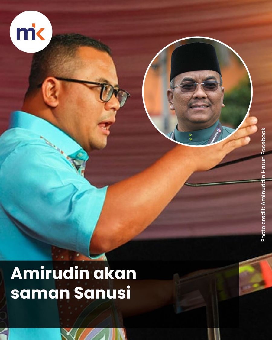 Amirudin akan saman Sanusi