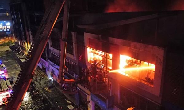 Second fire at Jakel fabric retailer