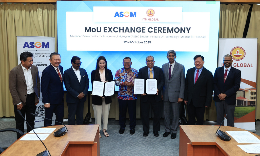 ASEM and IIT Madras forge strategic partnership to strengthen M'sia's role in global semiconductor value chain
