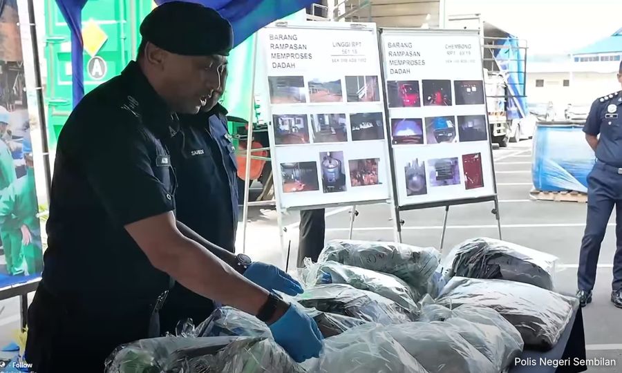 Polis N Sembilan rampas dadah RM19.4 juta bagi enam bulan pertama