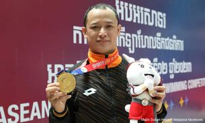 Swimmer Fraidden bags Malaysia's first gold in Asean Para Games