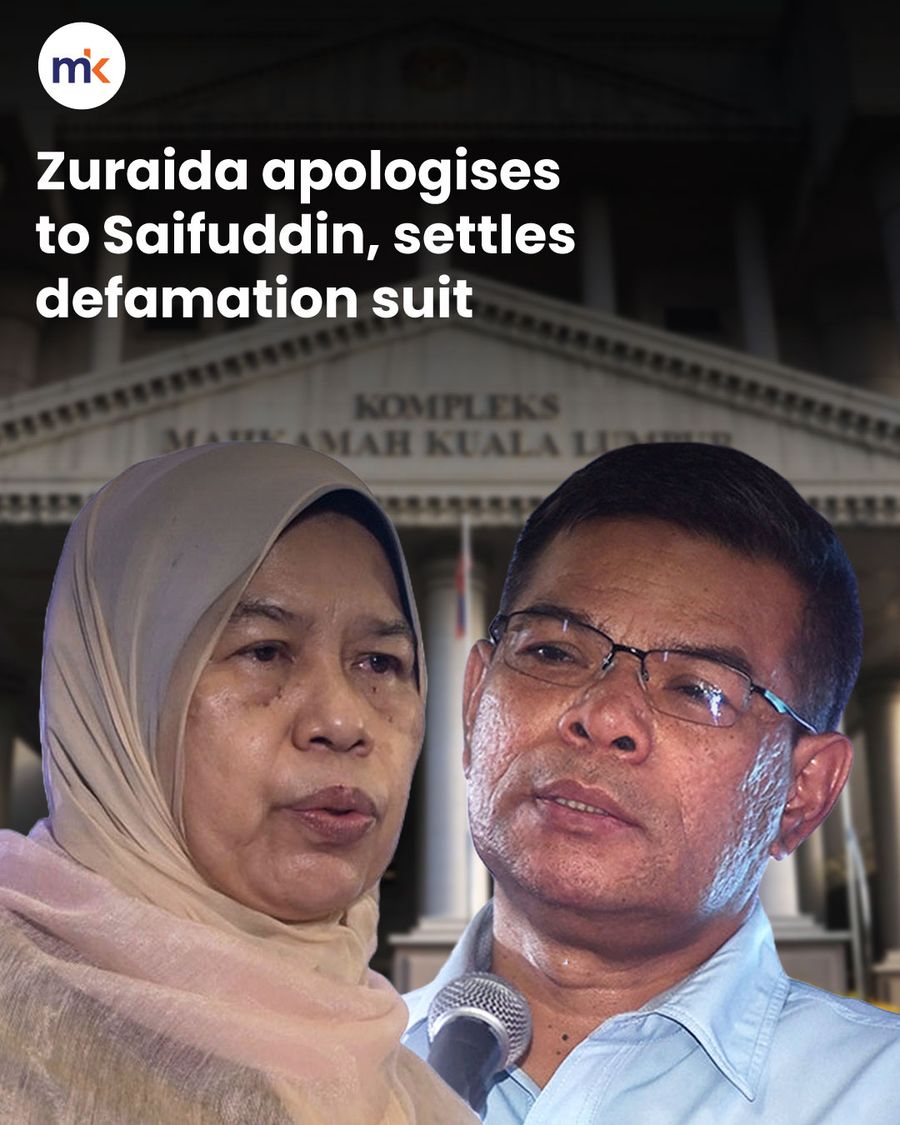 Zuraida apologises to Saifuddin, settles defamation suit