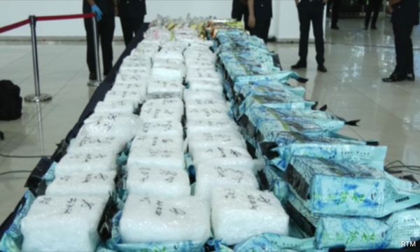 Two held, 145kg drugs worth RM4.18 million seized in raid