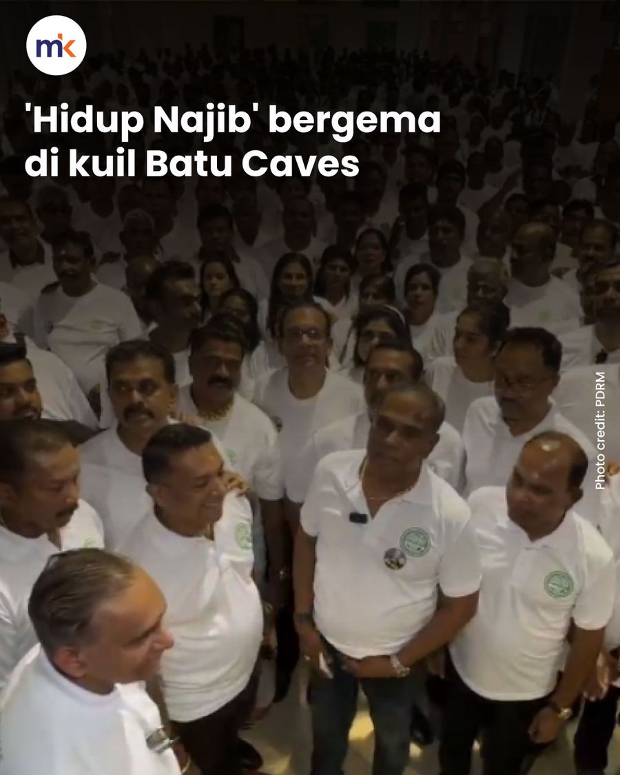 'Hidup Najib' bergema di kuil Batu Caves