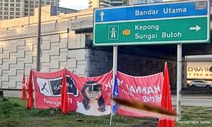 Poster, bendera dirosakkan - Yeoh sedih, kata kami bukan orang kaya