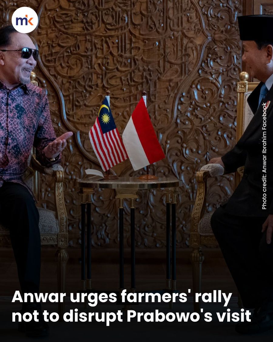 Anwar urges farmers' rally not to disrupt Prabowo's visit