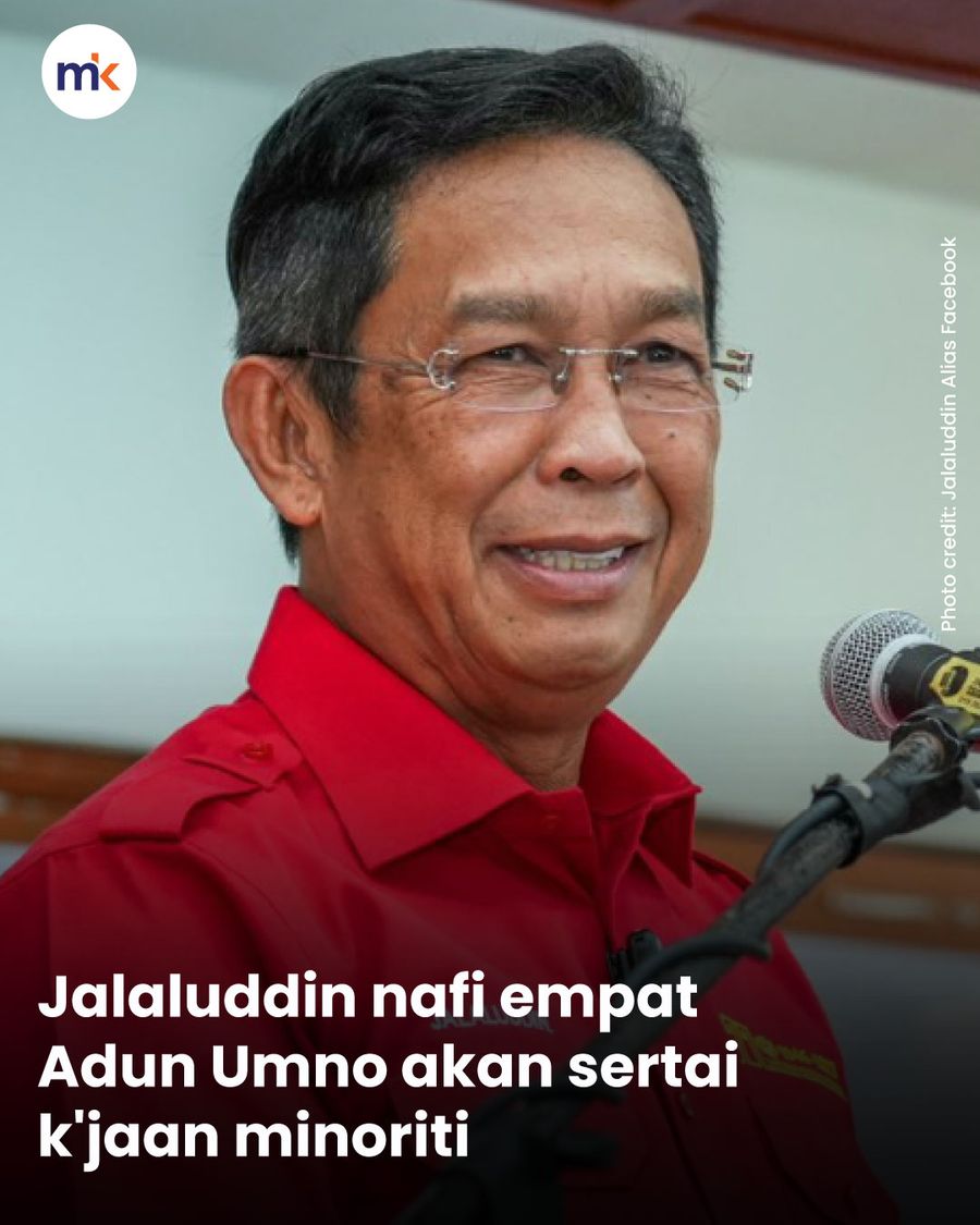 Jalaluddin nafi empat Adun Umno akan sertai k'jaan minoriti