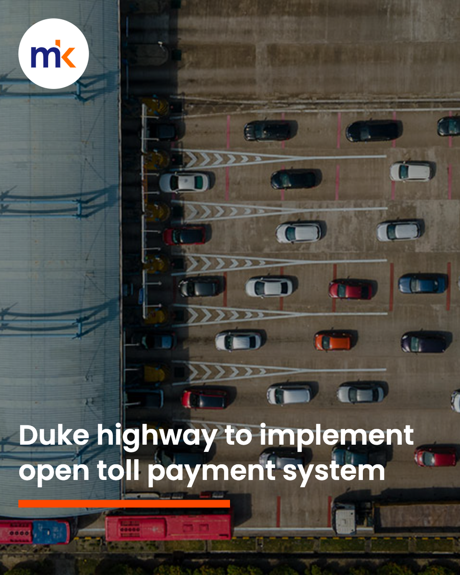 Duke highway to implement open toll payment system