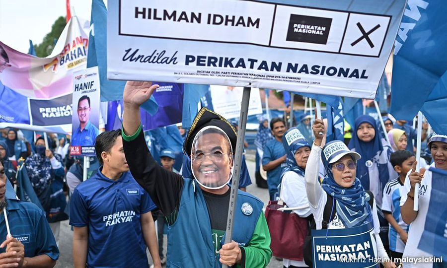 ‘Hoi hoi ya hoi’ bergema di beberapa pusat penamaan calon