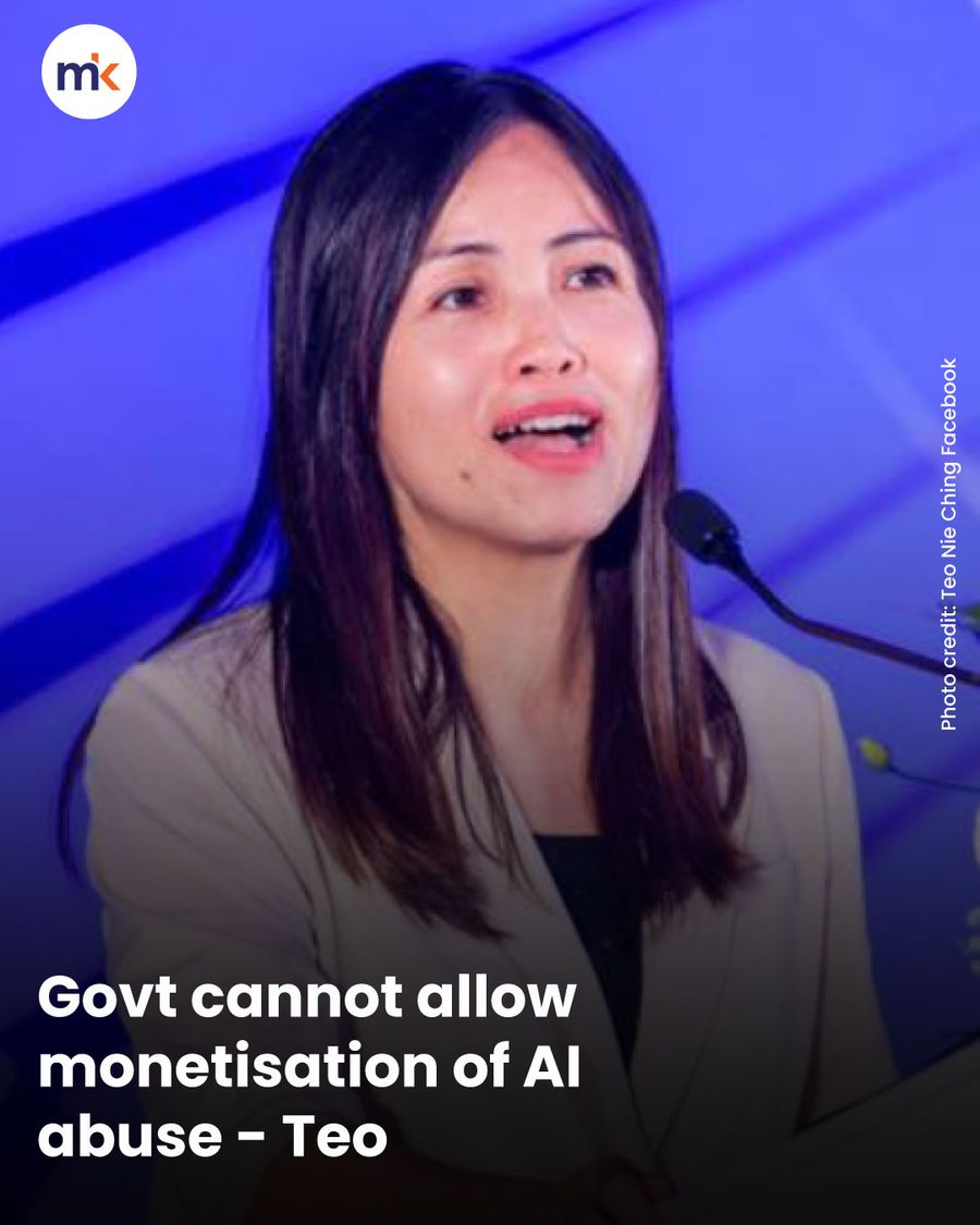 Govt cannot allow monetisation of AI abuse - Teo