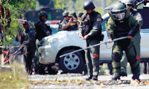 Seorang maut, 30 cedera letupan bom kereta di Selatan Thailand