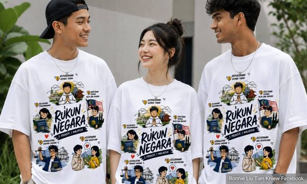 Ronnie Liu mahu jual baju ilustrasi Rukun Negara