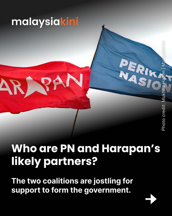 Who are PN and Harapan's likely partners?