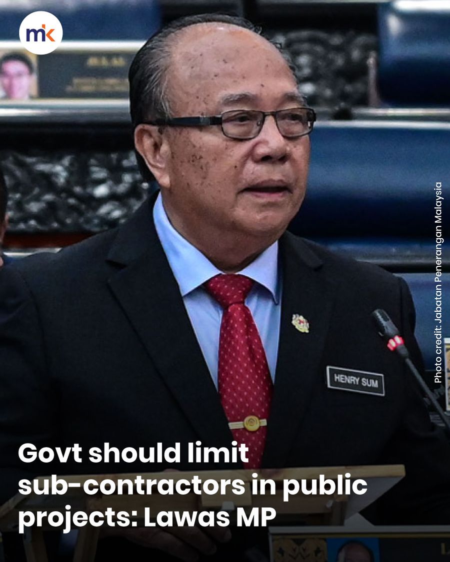 Govt should limit sub-contractors in public projects: Lawas MP