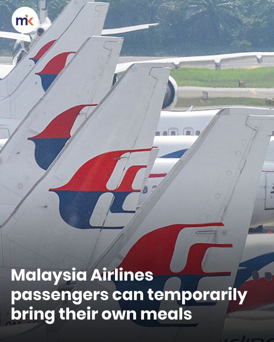 Malaysia Airlines passengers can temporarily bring their own meals