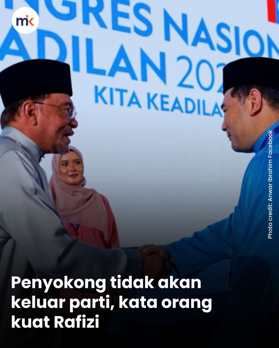 Penyokong tidak akan keluar parti, kata orang kuat Rafizi