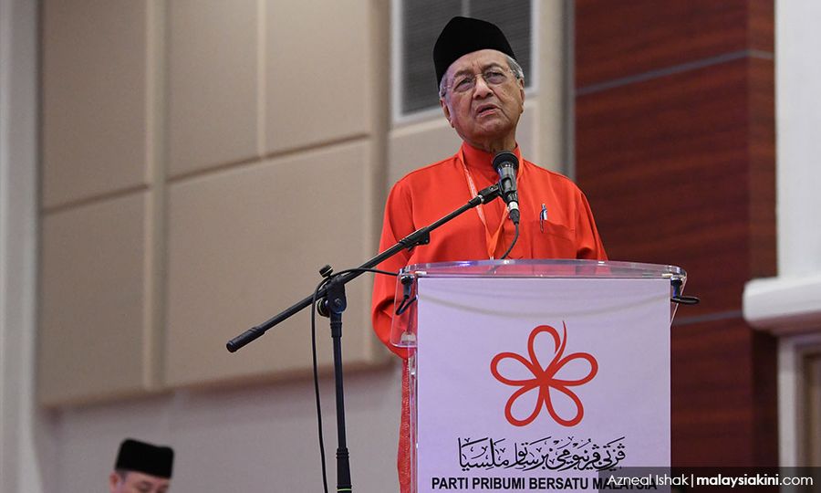 马哈迪明早见团结党议员，商讨首相人选