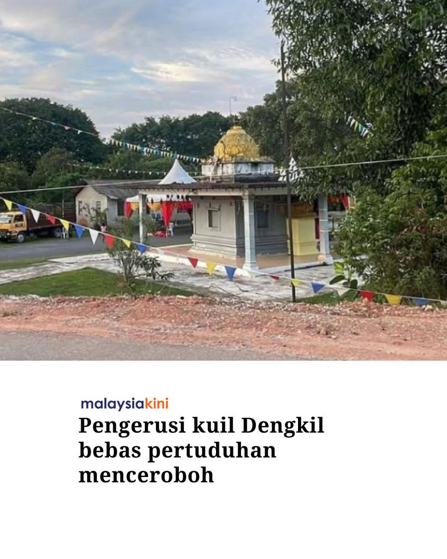 Pengerusi kuil Dengkil bebas pertuduhan menceroboh