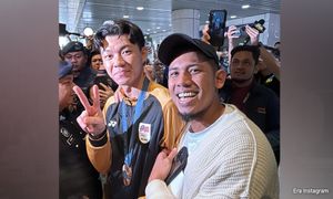 Nabil berlari-lari, guna 'kabel khas' demi atlet Malaysia