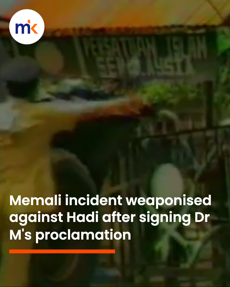 Memali incident weaponised against Hadi after signing Dr M's proclamation
