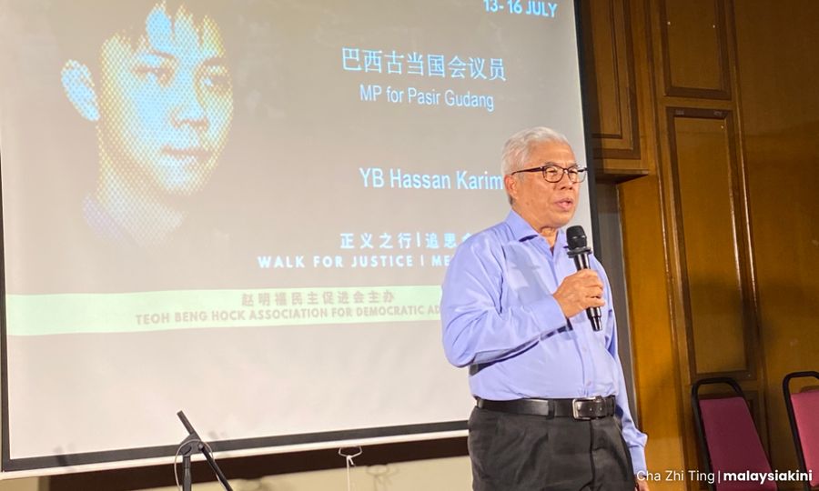 哈山承诺为赵明福伸张正义，否则宁可不当议员