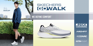 Skechers GOwalk® Max Cushioning® Arch Fit® Collection: Where Hands-Free, Cushioned Walking Meets Four  Revolutionary Innovations