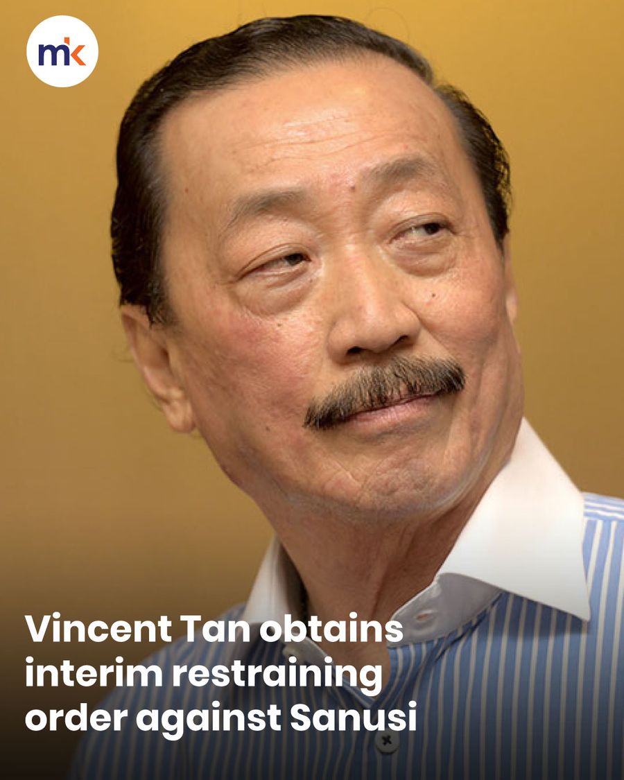 Vincent Tan obtains interim restraining order against Sanusi