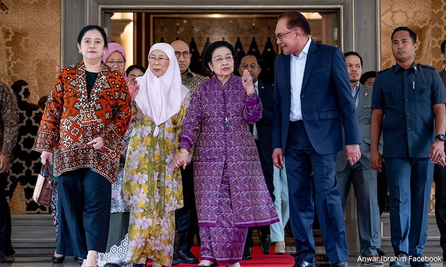 Megawati jumpa Anwar bincang mengenai ibu negara Nusantara