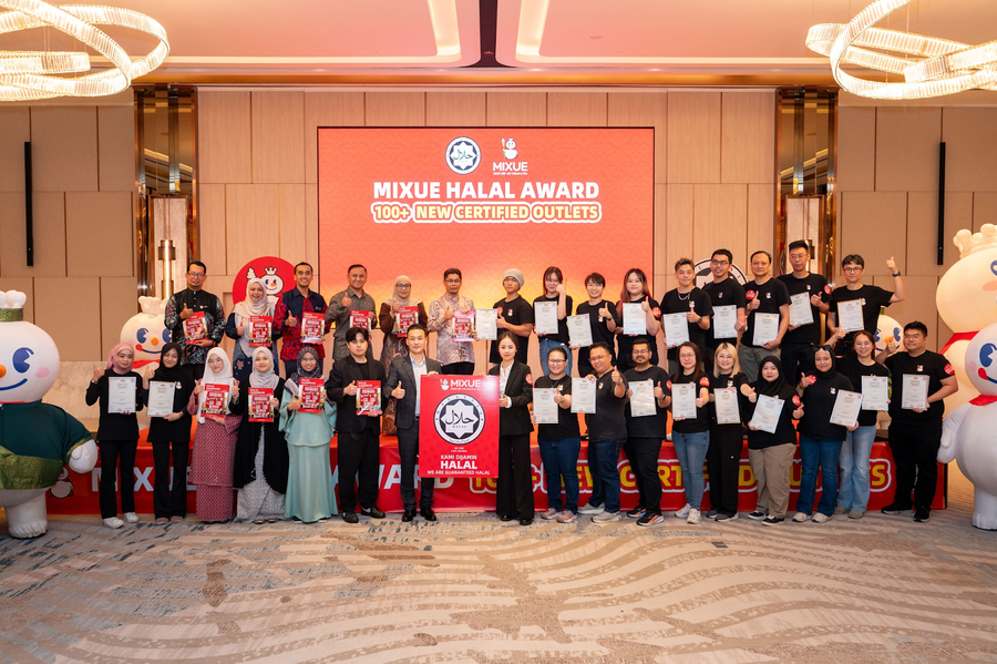 Over 100 MIXUE outlets receive JAKIM halal certification
