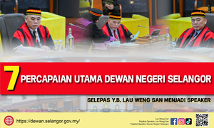 7 Percapaian Utama Dewan Negeri Selangor