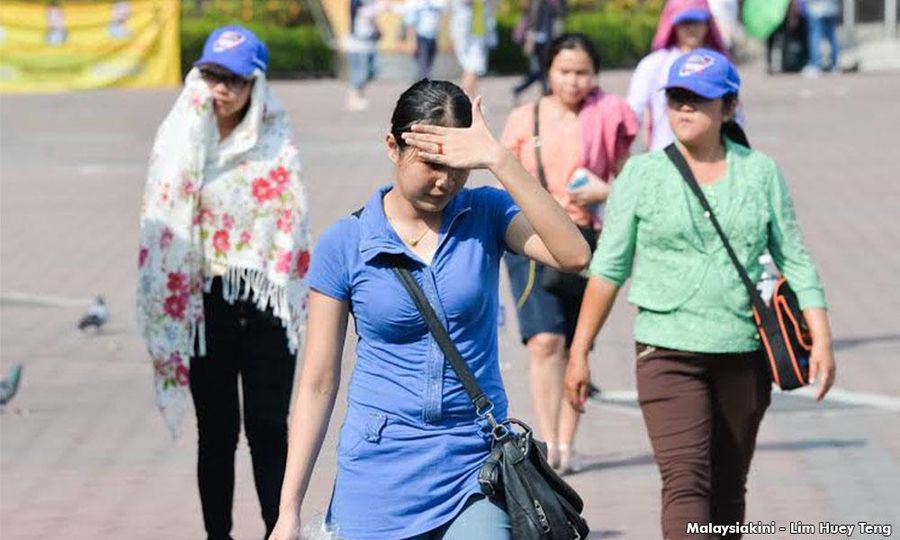 Cuaca panas kerana pemanasan muka bumi, kurang taburan hujan 