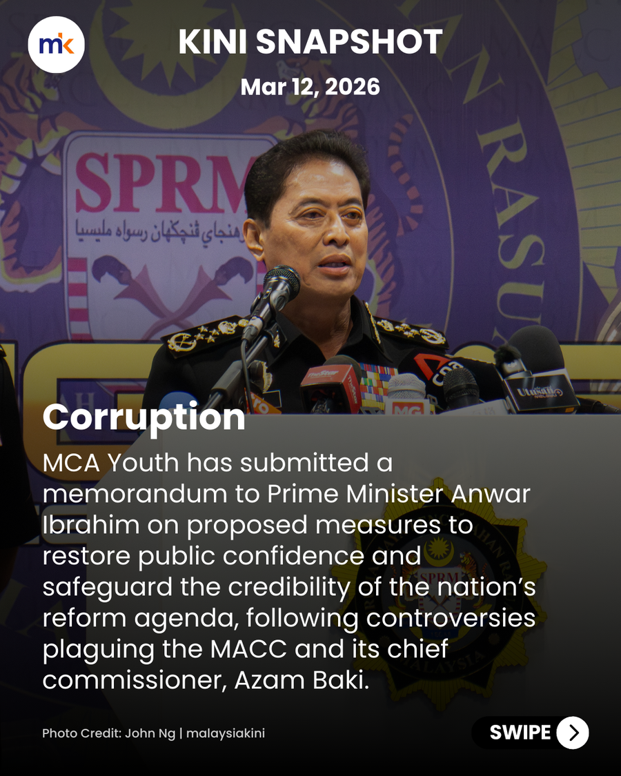 SNAPSHOT | MCA Youth wants Azam suspended, backs RCI; student group slams UM's legal threat