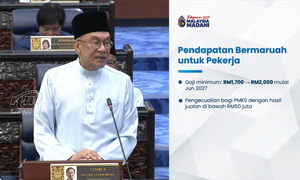 Minimum wage rises to RM2,000, gig workers get RM160m package