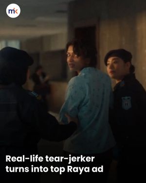 Real-life tear-jerker turns into top Raya ad