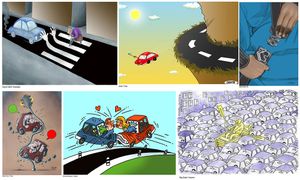Funny drawings with message: Using art to spread road safety awareness