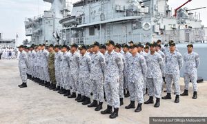 Navy anniversary marked in different tone, those gone will be remembered