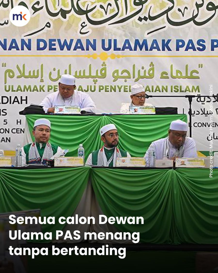Semua calon Dewan Ulama PAS menang tanpa bertanding