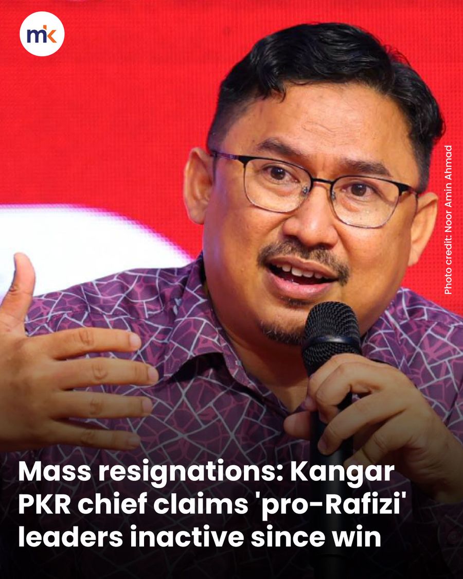 Mass resignations: Kangar PKR chief claims 'pro-Rafizi' leaders inactive since win
