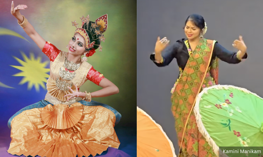 Malaysian identity woven into Bharatanatyam costume, sarong saree