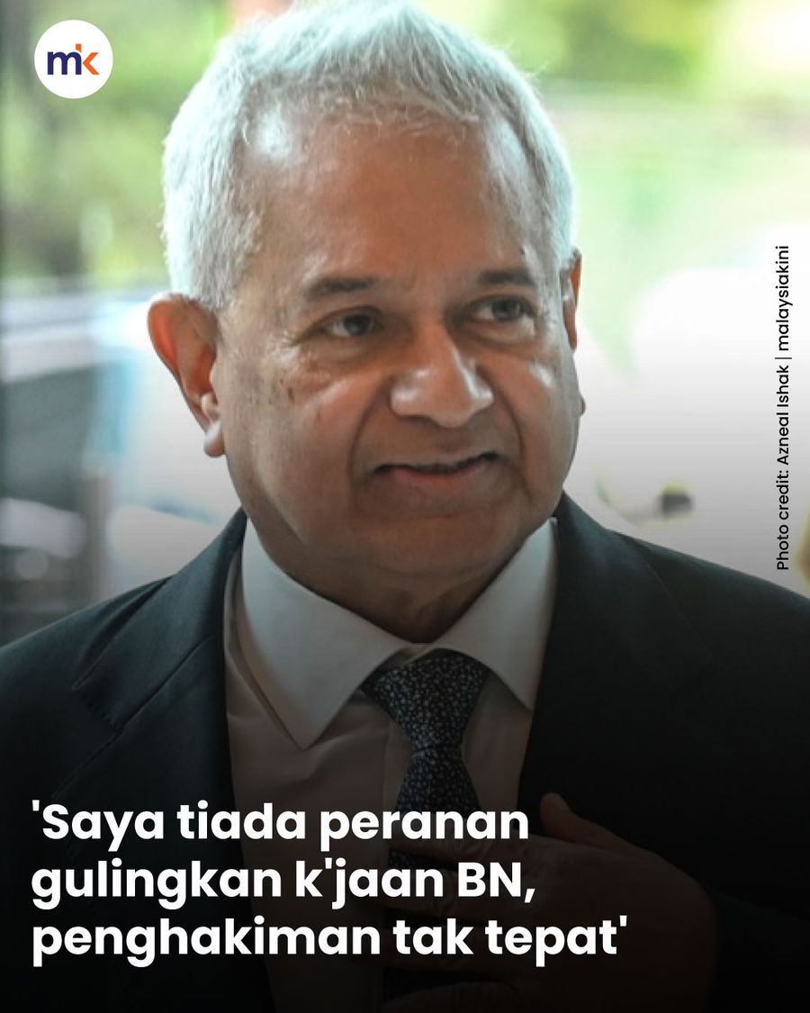 'Saya tiada peranan gulingkan k'jaan BN, penghakiman tak tepat'